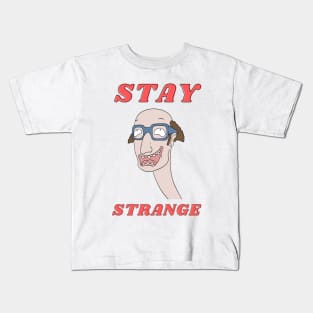 Stay Strange illustration Kids T-Shirt